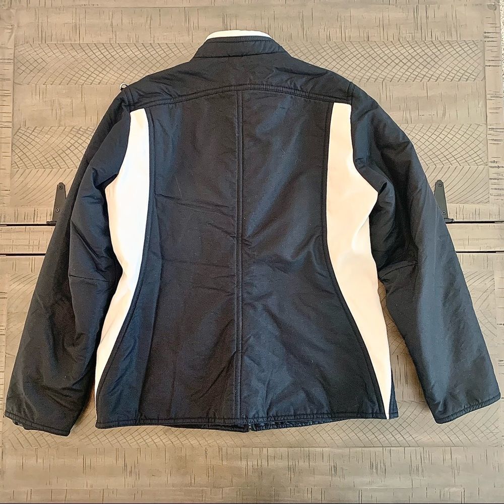 BOGNER Vtg 70s Womens Ski Jacket Winter Coat Size 44 Wool Black Made in Germany - Picture 8 of 8